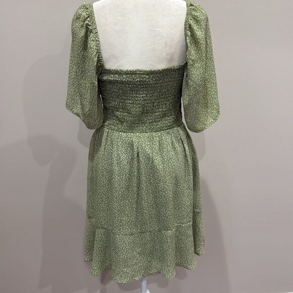 Abercrombie & Fitch Green Mini Dress - Picture 3 of 3